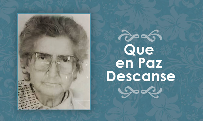 [Defunción] Falleció Olga Odett Oporto Vidal Q.EP.D