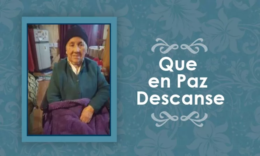 Falleció Nuvia Toledo Opazo  (Q.E.P.D)