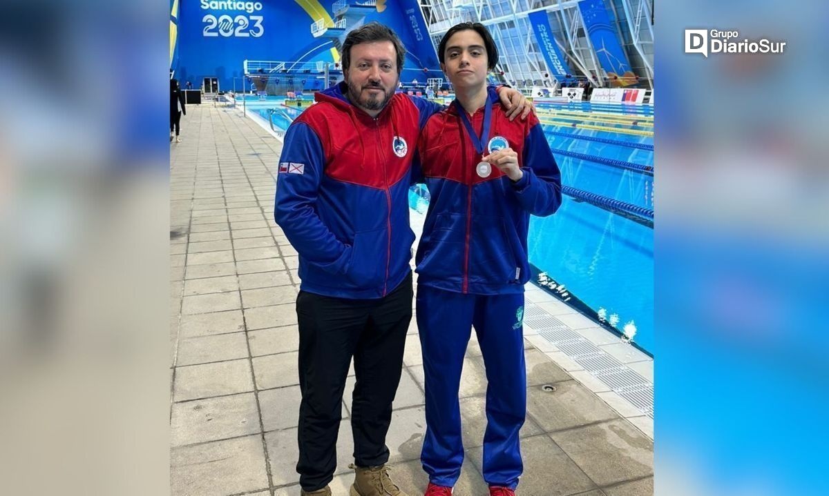 Nadador valdiviano logra dos medallas en eventos realizados en Santiago