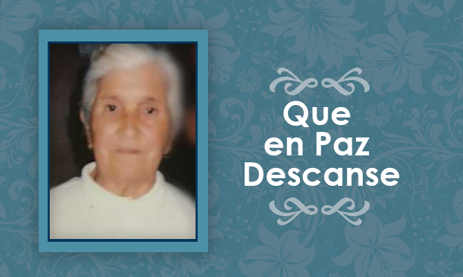 [Defunción] Falleció Marta Robles Vásquez Q.EP.D