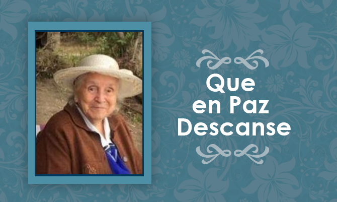 Falleció Olga Hortensia Contreras Muñoz (Q.E.P.D)