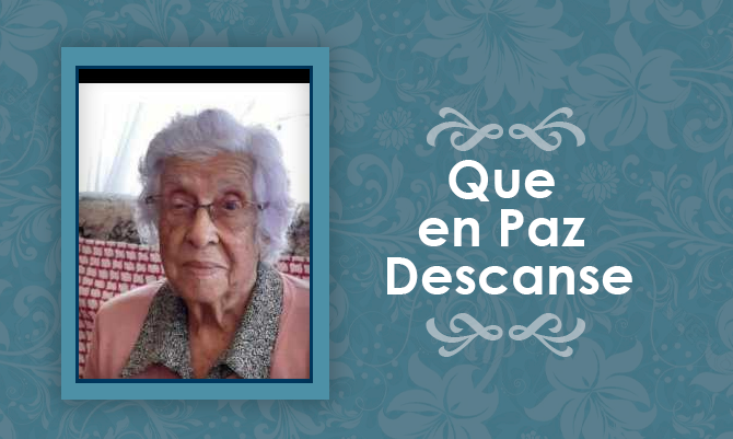 Falleció María Alicia Lorca Arias  (Q.E.P.D)