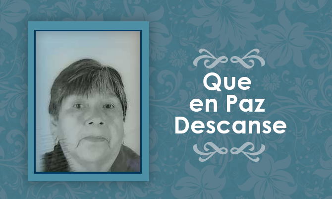 Falleció María Margot Díaz Quilempan  (Q.E.P.D)
