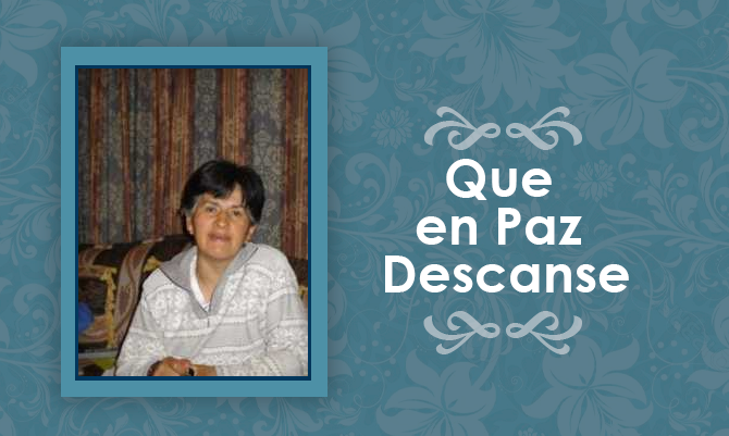Falleció María Gladys Salgado Carvajal (Q.E.P.D)