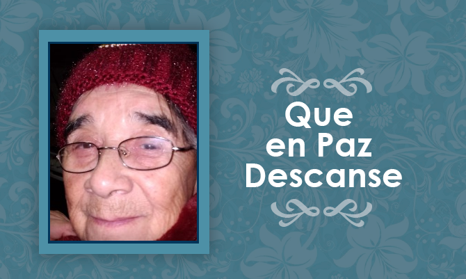 Falleció Ida Elena Cabezas Reyes  (Q.E.P.D)